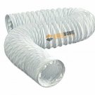 White Flexible Pvc Vinyl Vent Duct Hose, 4 in. x 20 ft.