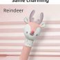 itty-bitty Cartoon Stuffed Animal Baby Soft Plush Hand Rattle Squeaker Sticks fo