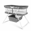 besrey Baby Bassinet 2 in 1 Lightweight Portable Baby Bed with Breathable Net/Ha
