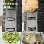 Professional Box Grater,Nonstick Coating Stainless Steel with 6 Sides - Vegetabl