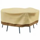 Vanteriam Outdoor Round Patio Table and 4 to 6 Chairs Set Cover, Heavy Duty Wate