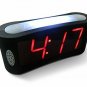 Travelwey Home LED Digital Alarm Clock - Outlet Powered, No Frills Simple Operat