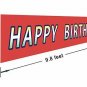 Large Happy Birthday Banner | Giant Bday Party Sign | Huge Birthday Outdoor Deco