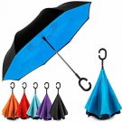 EEZ-Y Reverse Inverted Windproof Umbrella - Upside Down Umbrellas with C-Shaped