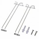 Stemware Rack,Wire Hanging Rack,Under Cabinet Wine Glass Rack,Stainless Steel Ch