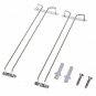 Stemware Rack,Wire Hanging Rack,Under Cabinet Wine Glass Rack,Stainless Steel Ch
