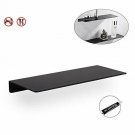 Bathroom Shelves Shower Shelf Brackets Black,Rustproof Shower Caddy Self Adhesiv