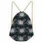 INSTANTARTS Women Sloth Drawstring Backpack Yoga Gym Gymsack Beach Shoulder Bag
