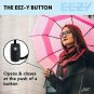 EEZ-Y Windproof Travel Umbrella - Compact Double Vented Folding Umbrella w/Auto