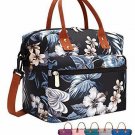 Leakproof Insulated Lunch Tote Bag with Adjustable & Removable Shoulder Strap, D