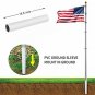 WeValor 20FT Telescoping Flag Pole Kit, Heavy Duty 16 Gauge Aluminum Outdoor In