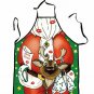NEW BARLEY Christmas Apron Decoration For Kitchen Bar Dinner Party Table Elk