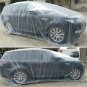 Universal Disposable Clear Plastic Car Cover Suitable  for SUV Sedan Mini Van