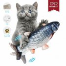 ODOLDI Realistic Plush Simulation Electric Doll Fish, Funny Interactive Pets Che
