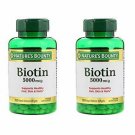 Set of 2 Nature's Bounty® Biotin 5000 mcg, 150 Softgels