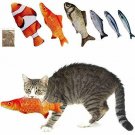 MEWTOGO Catnip Fish Cat Toys - Realistic Fluffy Fish Kitty Interactive Chewings