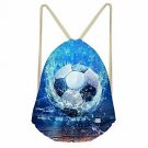 Coloranimal Mother's Day Gift Water Soccer Ball Pattern Sport Boy Men Drawstring