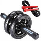 Bisgear Ab Roller Wheel ，3-in-1 AB Roller Kit with Premium Jump Rope & Knee Pad