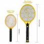 Beastron Bug Zapper Electric Fly  3000V USB Rechargeable, Mosquito Racquet Kille