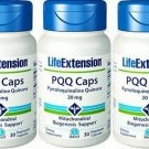 Life Extension PQQ Caps with PQQ 20 Mg (30 vcaps x 3)