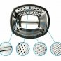 Spring Chef Box Grater, 4-Sided Stainless Steel Large 10-inch Grater for Parmesa