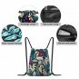 Drawstring Backpack String Bag Sackpack Cinch Water Resistant Nylon for Gym Shop