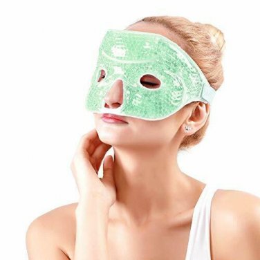 NEWGOFace Ice Mask Cooling Eye Mask Gel Freezer Mask for Puffy Eyes Reusable Fac