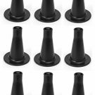 3-5/8" Tall Replacement Bed Frame Glide Feet, Cone Shaped, Set of 9