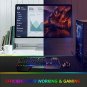 Wireless Gaming Keyboard and Mouse,Rainbow Backlit Rechargeable Keyboard Mouse w