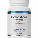 Douglas Laboratories - Folic Acid 400 mcg. - Water Soluble B Vitamin to Support