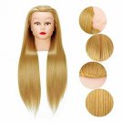 Cosmetology Mannequin Head Hair Styling 26-28inches Training Head Synthetic Fibe