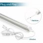 Barrina LED Shop Light, 40W 5000LM 5000K, 4FT Integrated Fixture, V Shape,T8 Lig