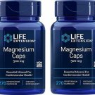 Life Extension Magnesium Caps 500mg, 270 Capsules (Pack of 2) 500mg Mag Suppleme