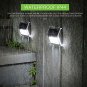 Solar Deck Lights, KASUN Super Bright LED Walkway Light Stainless Steel Waterpro