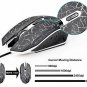 Gaming Keyboard and Mouse Mousepad Combo Mechanical Feeling Rainbow LED Backligh