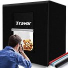 Travor Photo Light Box Kit 32x32Inch Dimmable Photo Studio Professional Shooting