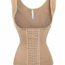 Ekouaer Women's Underbust Corset Waist Trainer Cincher Steel Boned Body Shaper T