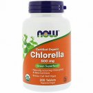 NOW Foods - Chlorella Green Superfood Certified Organic 500 mg. - 200 Tablets  p