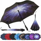 Repel Reverse Folding Inverted Umbrella with 2 Layered Teflon Canopy with Reinfo