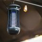 White Kaiman Bug Zapper w/Dusk to Dawn Built in Light Sensor ~ 4000v Zapping Pow