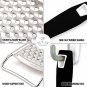 Zulay Kitchen Professional Cheese Grater Stainless Steel - Durable Rust-Proof Me