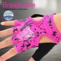 Zer one BOODUN 1 Pair Two Color Anti-Skid Sports Weight Lifting Half Finger Palm