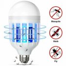 GLOUE Bug Zapper Light Bulb 2 in 1 Fly Killer Lamp E26 or E27 Led Electronic Ins