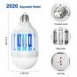 GLOUE Bug Zapper Light Bulb 2 in 1 Fly Killer Lamp E26 or E27 Led Electronic Ins