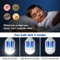 GLOUE Bug Zapper Light Bulb 2 in 1 Fly Killer Lamp E26 or E27 Led Electronic Ins