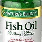 Nature's Bounty Fish Oil Omega-3 1000 mg Soft Gels, 145 Count