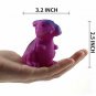MAPIXO 6 Packs Light-Up Floating Dinosaur Bath Toys Set, for Baby Toddler Nephew
