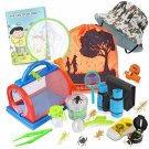 Outdoor Explorer Kit & Bug Catcher Kit with Binoculars, Flashlight, Compass, Mag