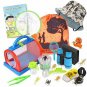 Outdoor Explorer Kit & Bug Catcher Kit with Binoculars, Flashlight, Compass, Mag