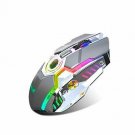 Rechargeable 2.4Ghz Wireless Gaming Mouse with USB Receiver,7 Colors Backlit for